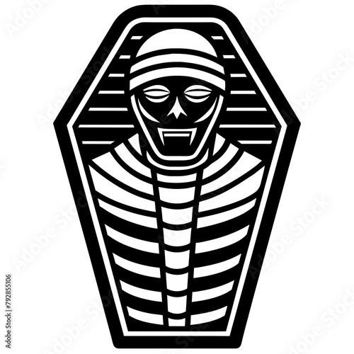 mummy-coffin-icon - Vector - Vector art - Vector illustration - Vector design - Latest Vector - Ultimate Vector - Premium Vector - Vector pro - Premium illustration