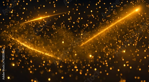 A Symphony of Golden Sparkle: Where Light and Texture Intertwine