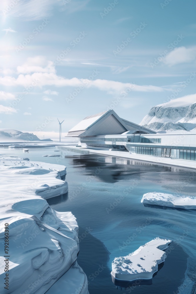Arctic Research Facility PoweredGeothermal Energy - Science Station in the Polar Region
