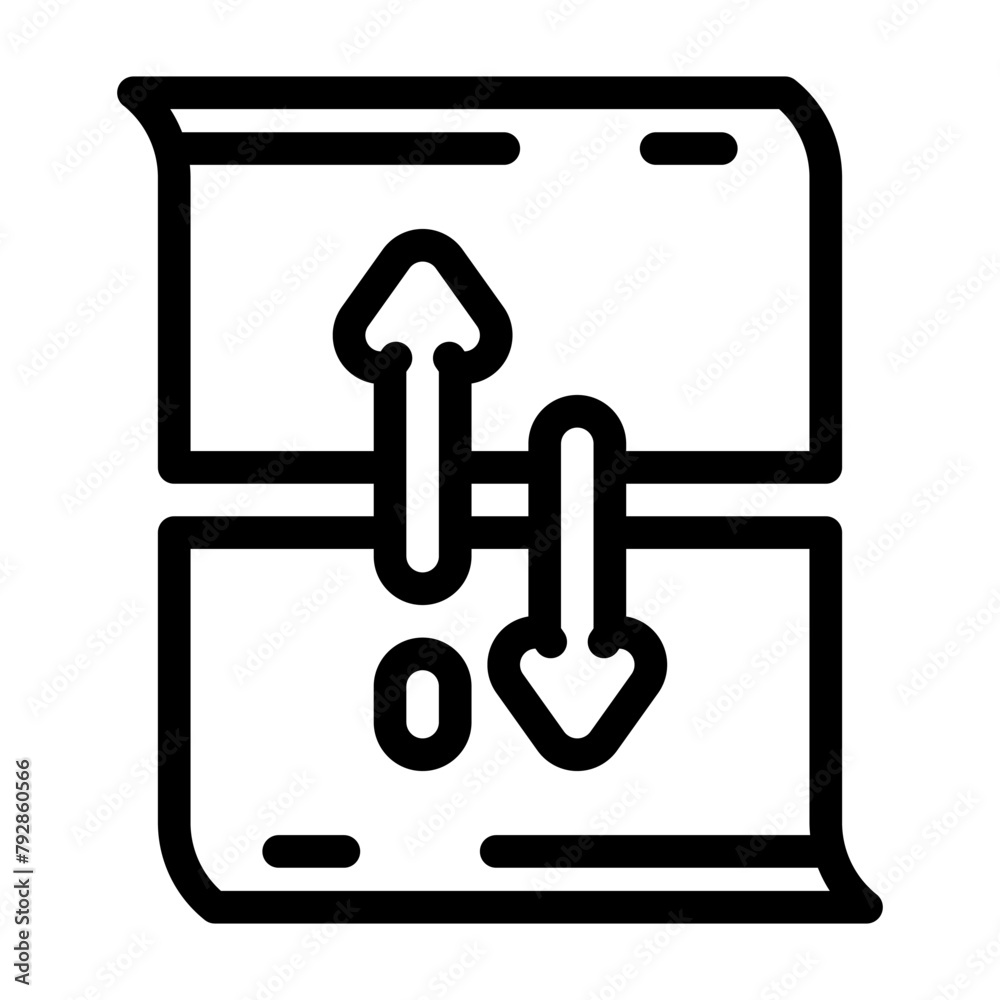 scroll hijacking ux ui design line icon vector. scroll hijacking ux ui design sign. isolated contour symbol black illustration scroll hijacking ux ui design line icon vector. scroll hijacking ux ui design sign. isolated contour symbol black illustration
