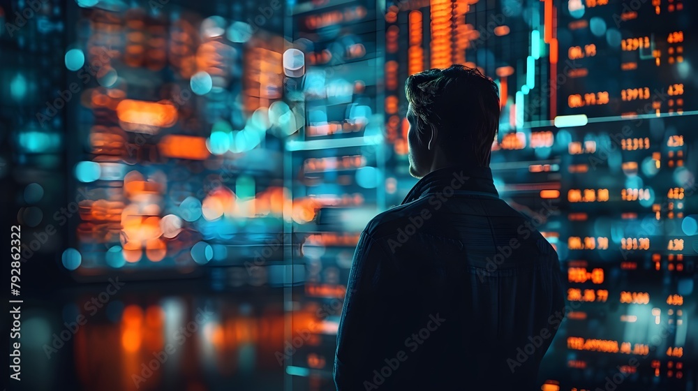 Dramatic Cinematic Cityscape with Cryptocurrency Exchange Platform Conveying Intense Digital Financial Transactions and Technology Dramatic Cinematic Cityscape with Cryptocurrency Exchange Platform Conveying Intense Digital Financial Transactions and Technology