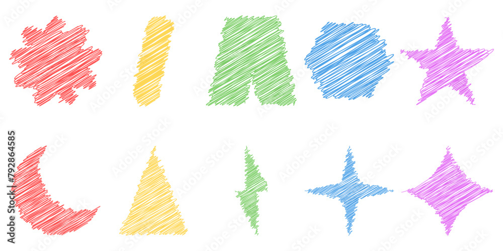 Geometric Scribble Set Geometric Scribble Set