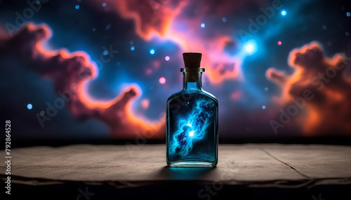 Enigmatic Nebula and a beautiful bottle filled photo