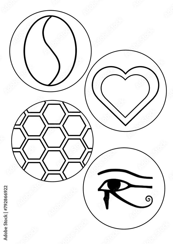 Obraz premium set of elements for design