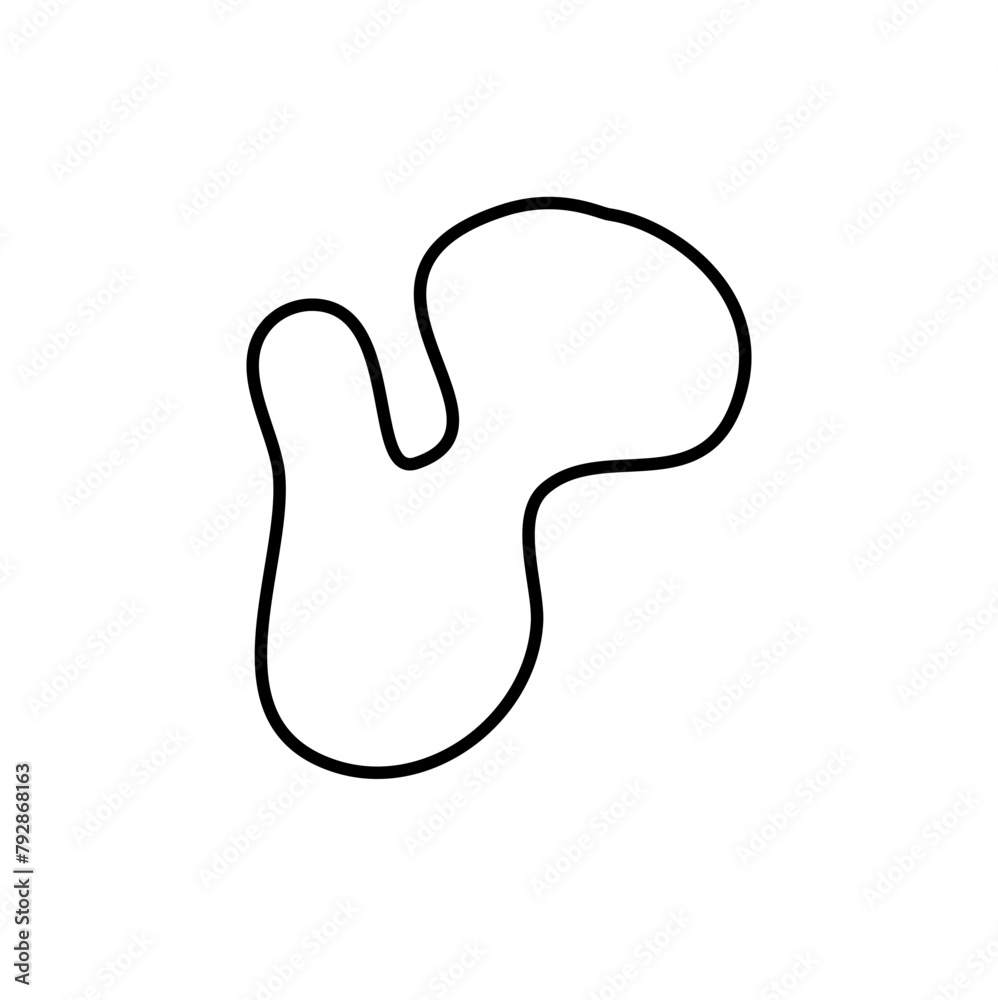 Irregular Organic Freeform Shapes Outline Irregular Organic Freeform Shapes Outline