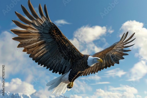 The eagle is flying © wpw