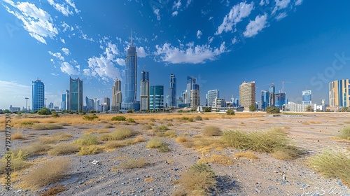 Riyadh's Skyline with Faisaliyah Center photo