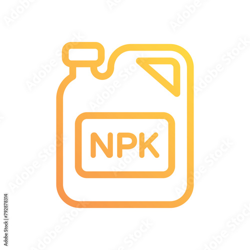 Npk Fertilizer vector icon