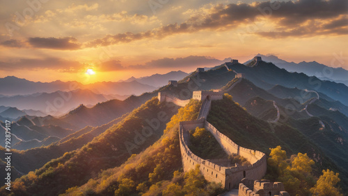 Great wall of China photo