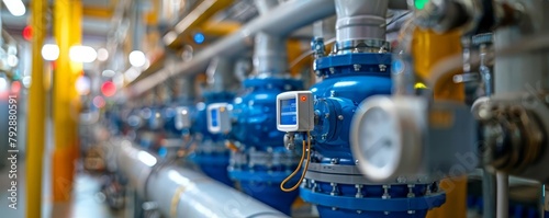 Chemical Leak Detection, Show sensors detecting leaks in chemical pipelines