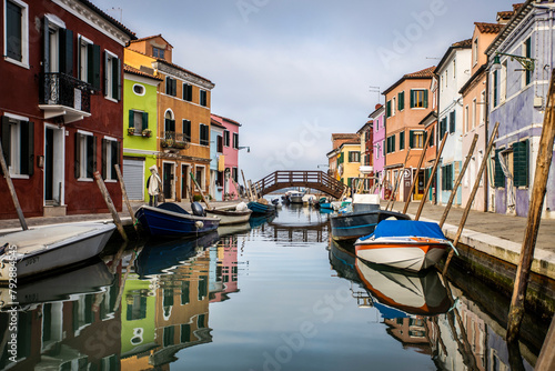 Burano Venice colorful houses © al
