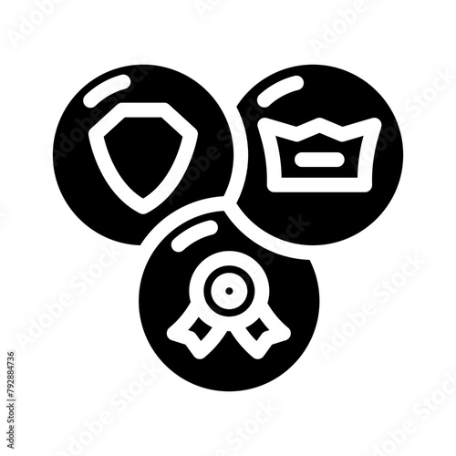 eat expertise authoritativeness trustworthiness glyph icon vector. eat expertise authoritativeness trustworthiness sign. isolated symbol illustration photo