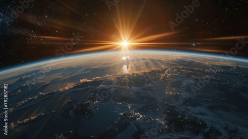 Fototapeta Naklejka Na Ścianę i Meble -  the earth from space