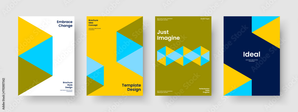 Geometric Background Template. Creative Brochure Design. Abstract Flyer Layout. Report. Business Presentation. Banner. Book Cover. Poster. Pamphlet. Handbill. Newsletter. Advertising. Leaflet