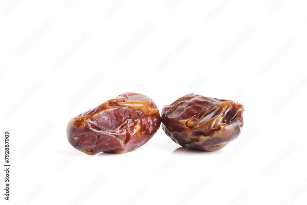 Dates fruit isolated on a white background