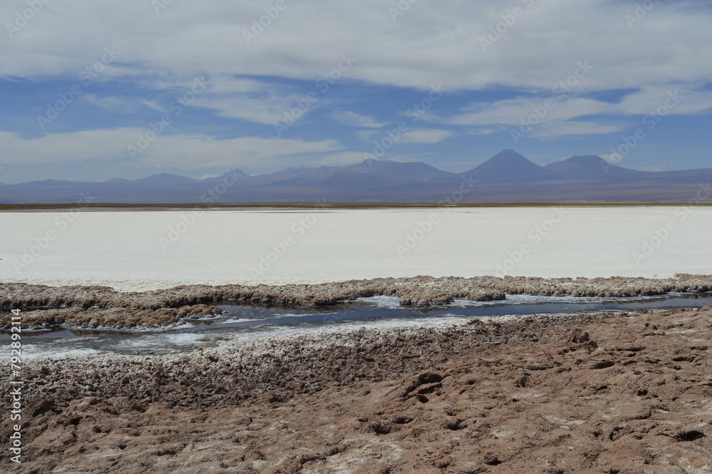 Lago de sal seco