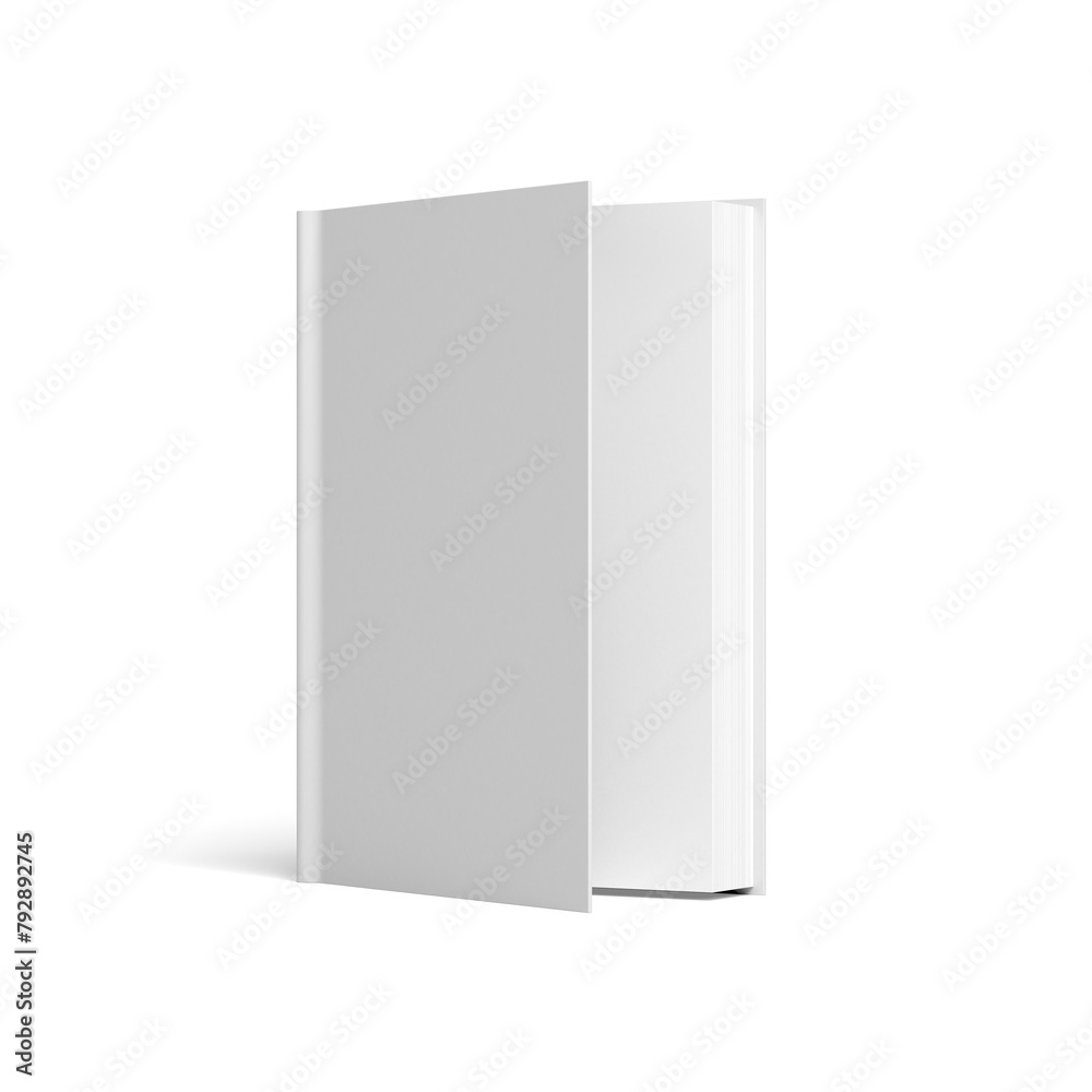 Book isolated on white background. Mockup. Blank. 3d illustration. Book isolated on white background. Mockup. Blank. 3d illustration.