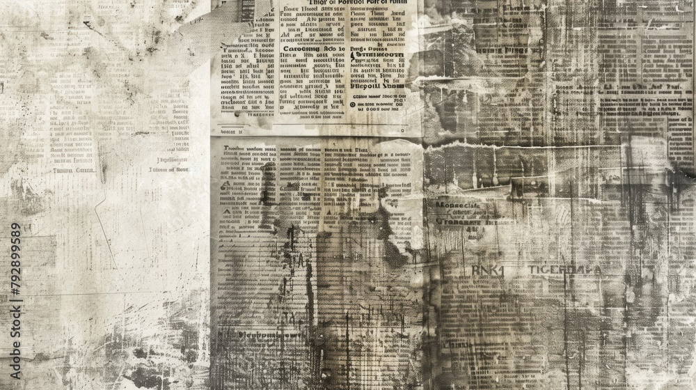A newspaper with a lot of text on it A newspaper with a lot of text on it