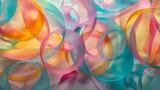 Schöner abstrakter futuristischer Hintergrund in welligen leuchtenden bunten Neon Farben für Webdesign und Drucksachen als Vorlage, ai generativ 