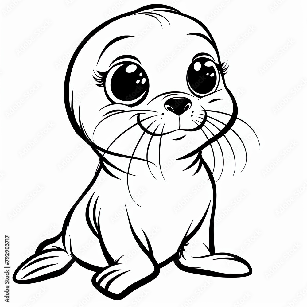 Fototapeta premium baby seal