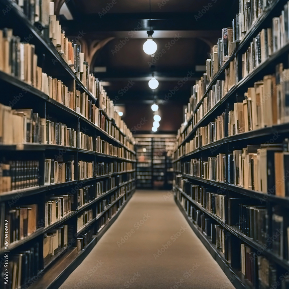 Sanctuary of Knowledge: The Timeless Aisle of Books