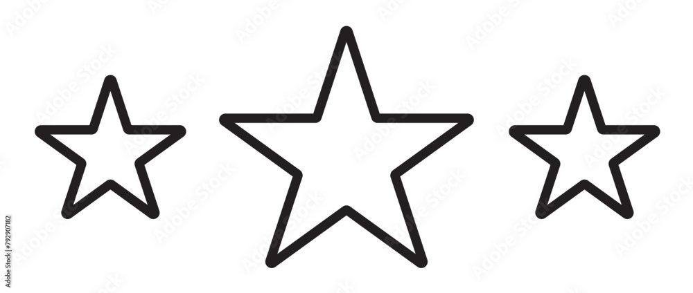 star vector logo. alone star.
