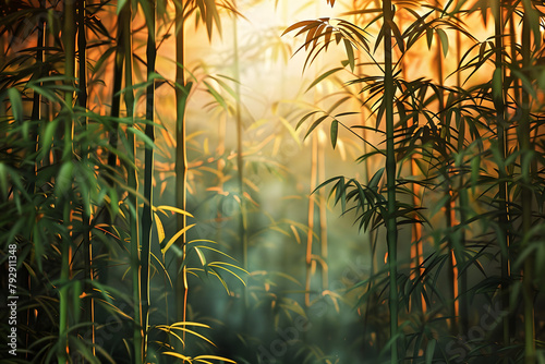 bamboos, photo