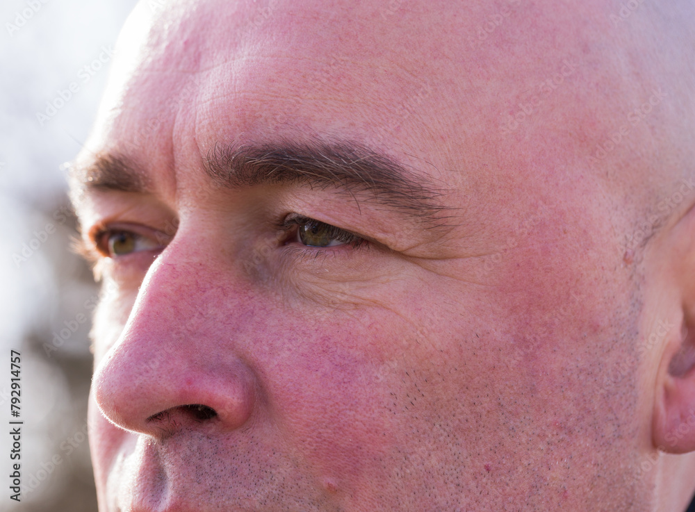 Obraz premium Eyes of an elderly European man