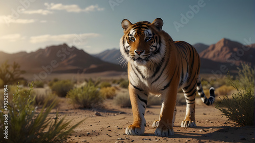 tiger in the wild © Clovis