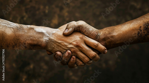 Human handshake