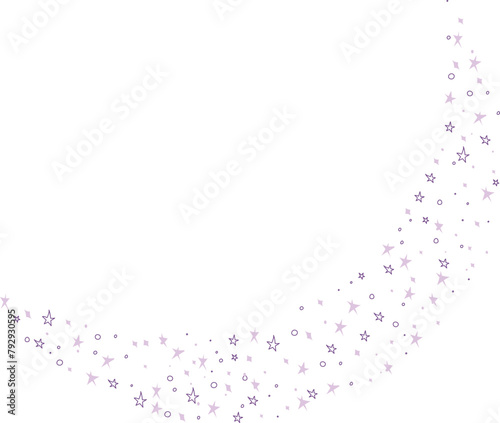 Magic star arch. Stars arch, star compositions graphic art. Shiny elements, starry and dots silhouettes. Comets and abstract constellations, retro celestial element.