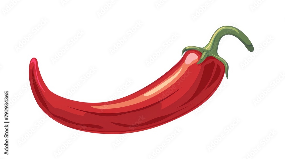 Chili pepper on a white background Chili pepper on a white background