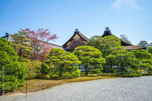 Kyoto Imperial Palace, the former palace of the Emperor of Japan, in Kyoto photo