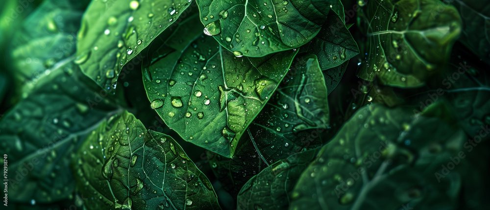 green leave background with green color grading green leave background with green color grading