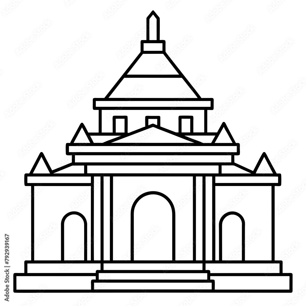 temple vector illustration temple vector illustration