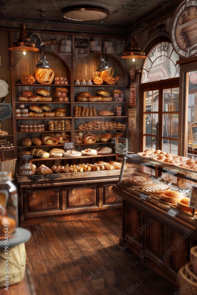 Warm and Cozy Bakery VibeBustling Atmosphere and Aromatic Delights