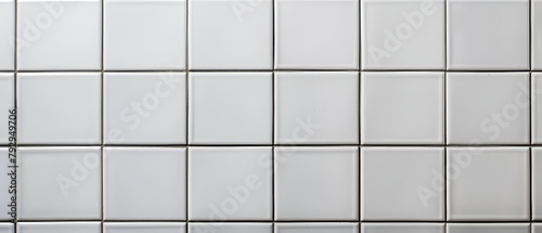Pattern of Ceramic Tiles in white Colors ,Wall of white glossy tiles with reflection ,White wall tiles in gym shower
