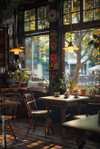A Cozy CafeCoffee Aroma: The Perfect Spot for Relaxing & Unwinding © Bendix