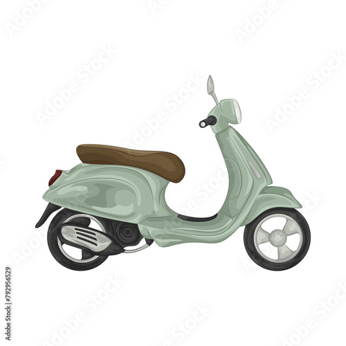 Illustration of scooter 