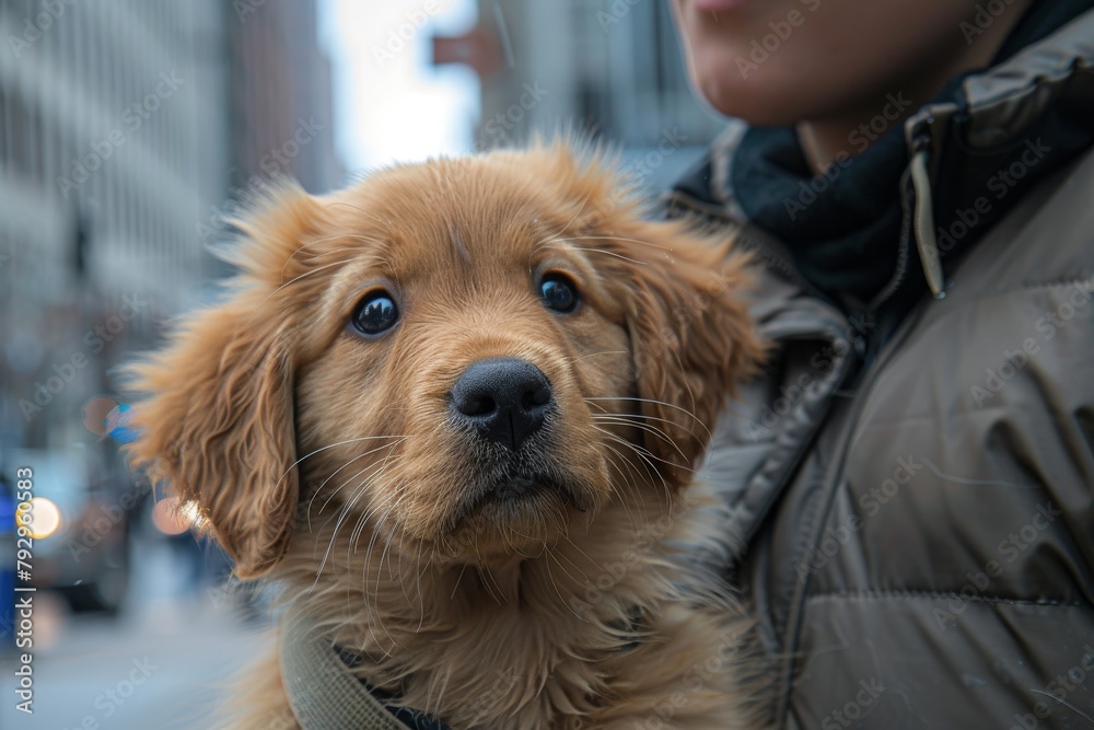 Golden Retriever Puppys First City Adventure Golden Retriever Puppys First City Adventure