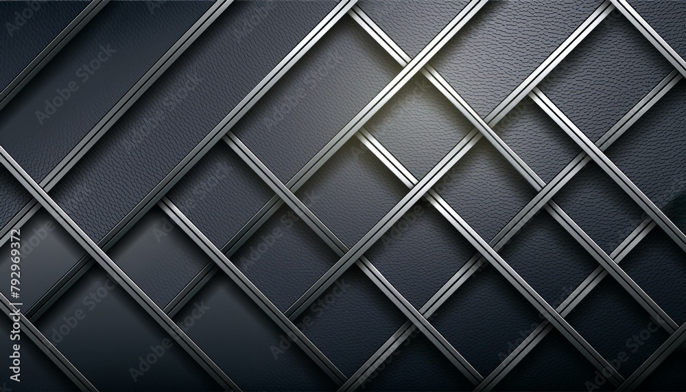 Create a background with a lattice design composed of thin lines of polished silver set against a backdrop of smooth Create a background with a lattice design composed of thin lines of polished silver set against a backdrop of smooth