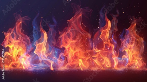 The Fire Flames set comes with a transparent background. It should be used on light backgrounds. Transparency is only available in the modern format.