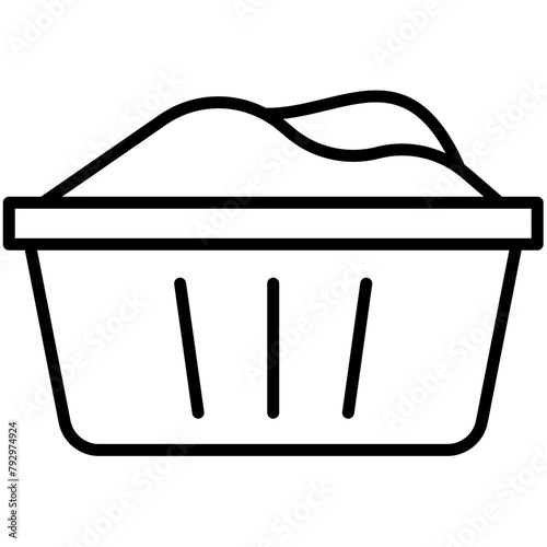 Laundry Black Outline Icon Pack