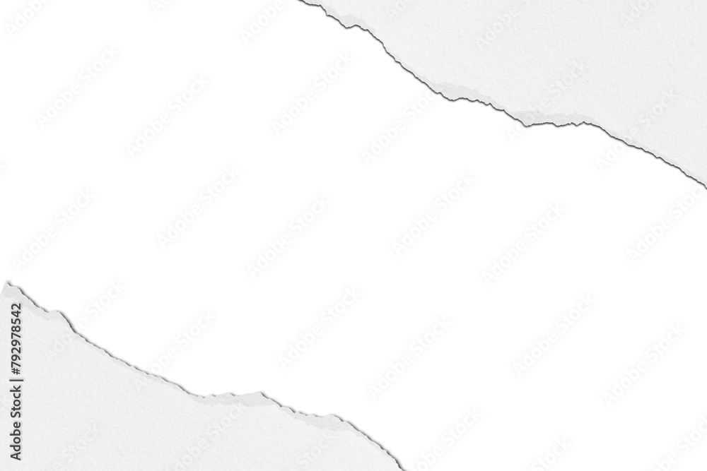 Ripped paper on transparent background, ripped paper, hole torn isolated cut out png, white paper ripped clip art