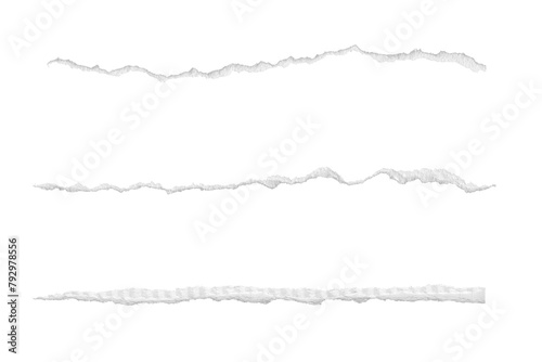Ripped paper on transparent background, ripped paper, hole torn isolated cut out png, white paper ripped clip art