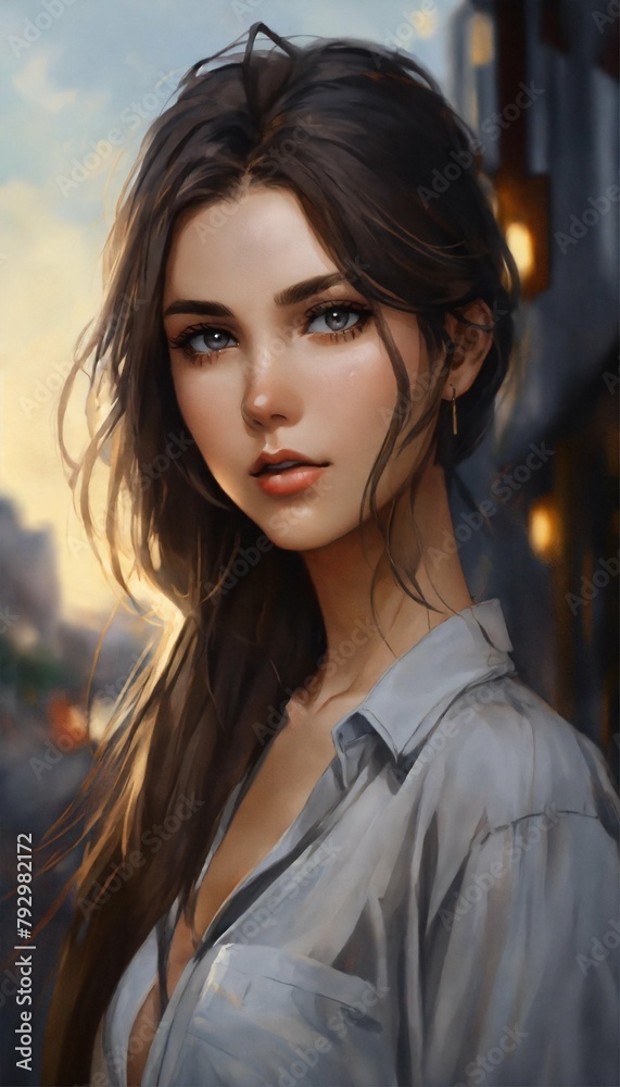 Obraz premium portrait of a woman