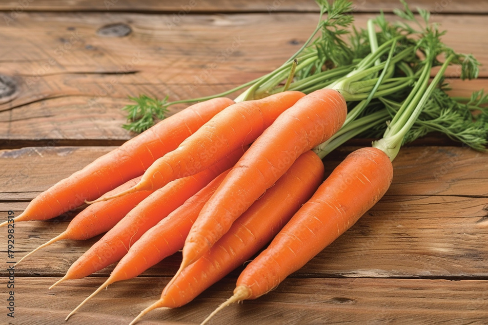 carrots on a wooden background close up High quality photo carrots on a wooden background close up High quality photo