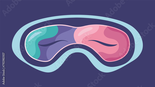 A handdyed silk sleep mask handcrafted by skilled artisans using traditional techniques for a truly unique bedtime accessory..