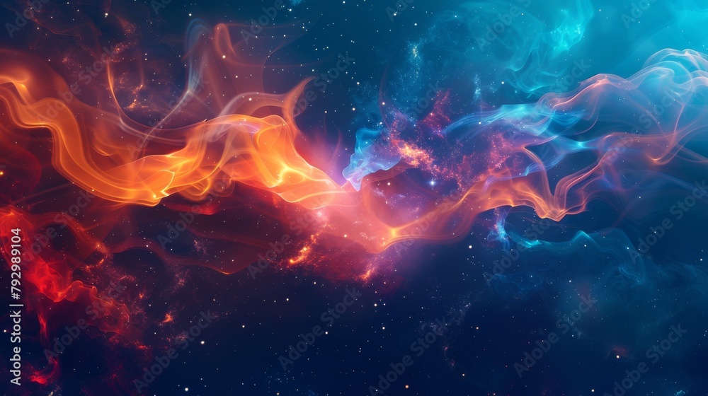 Fototapeta premium Nebula Star Galaxy Astronomy Abstract