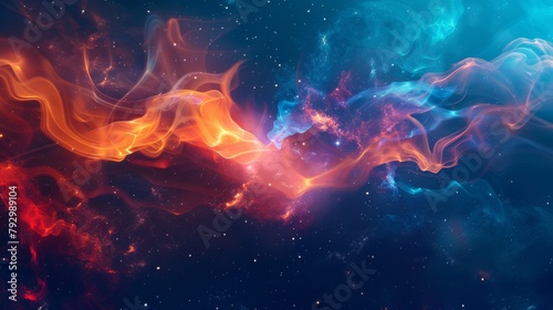 Nebula Star Galaxy Astronomy Abstract photo
